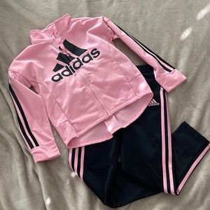 Girls adidas track suit